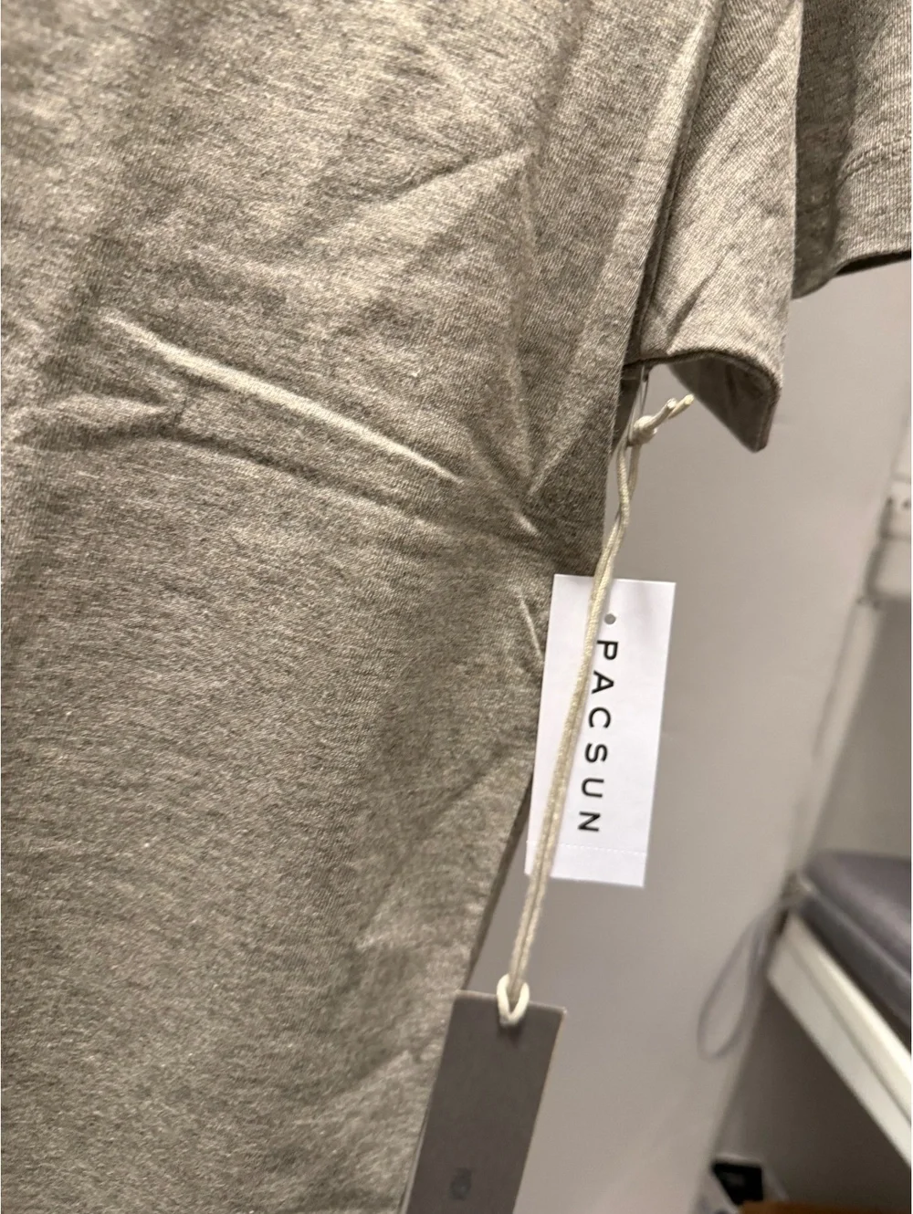 Fear of God Essentials Flocked Logo Heavyweight T Lrg NWT